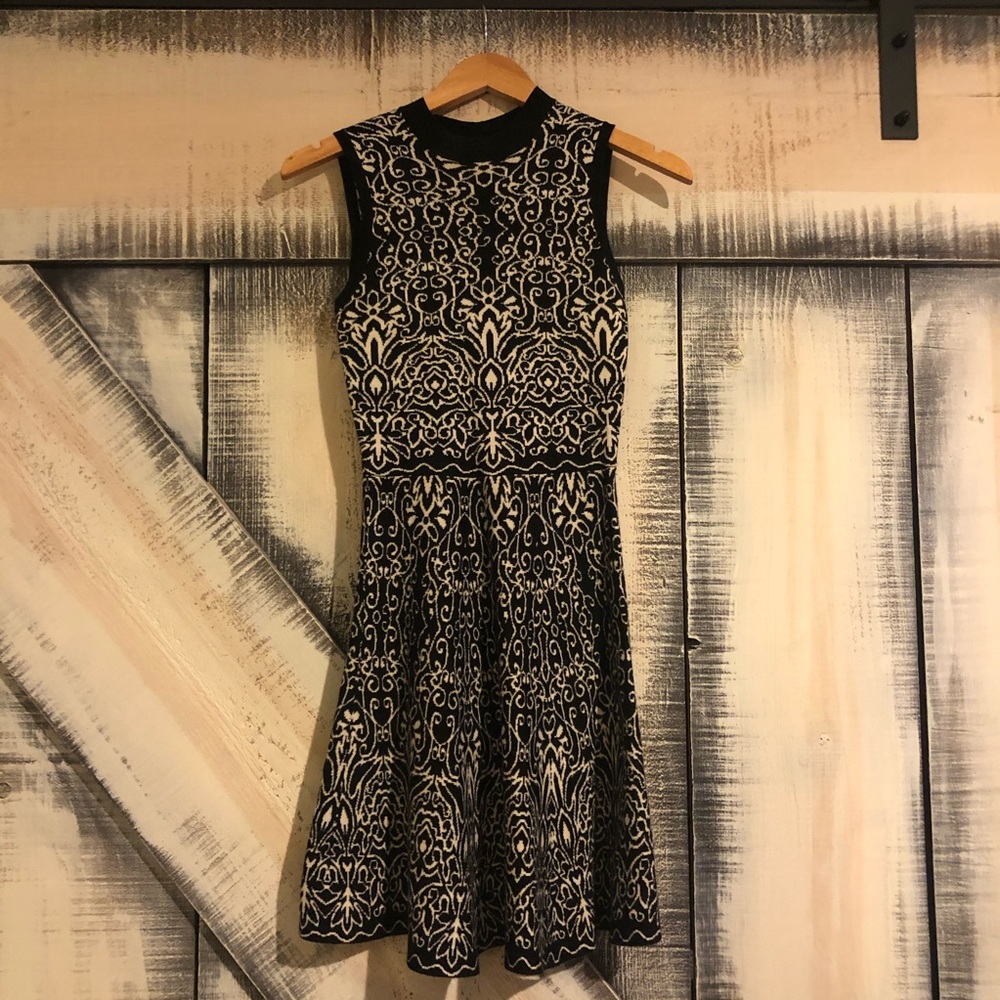 Damask Sweater Dress